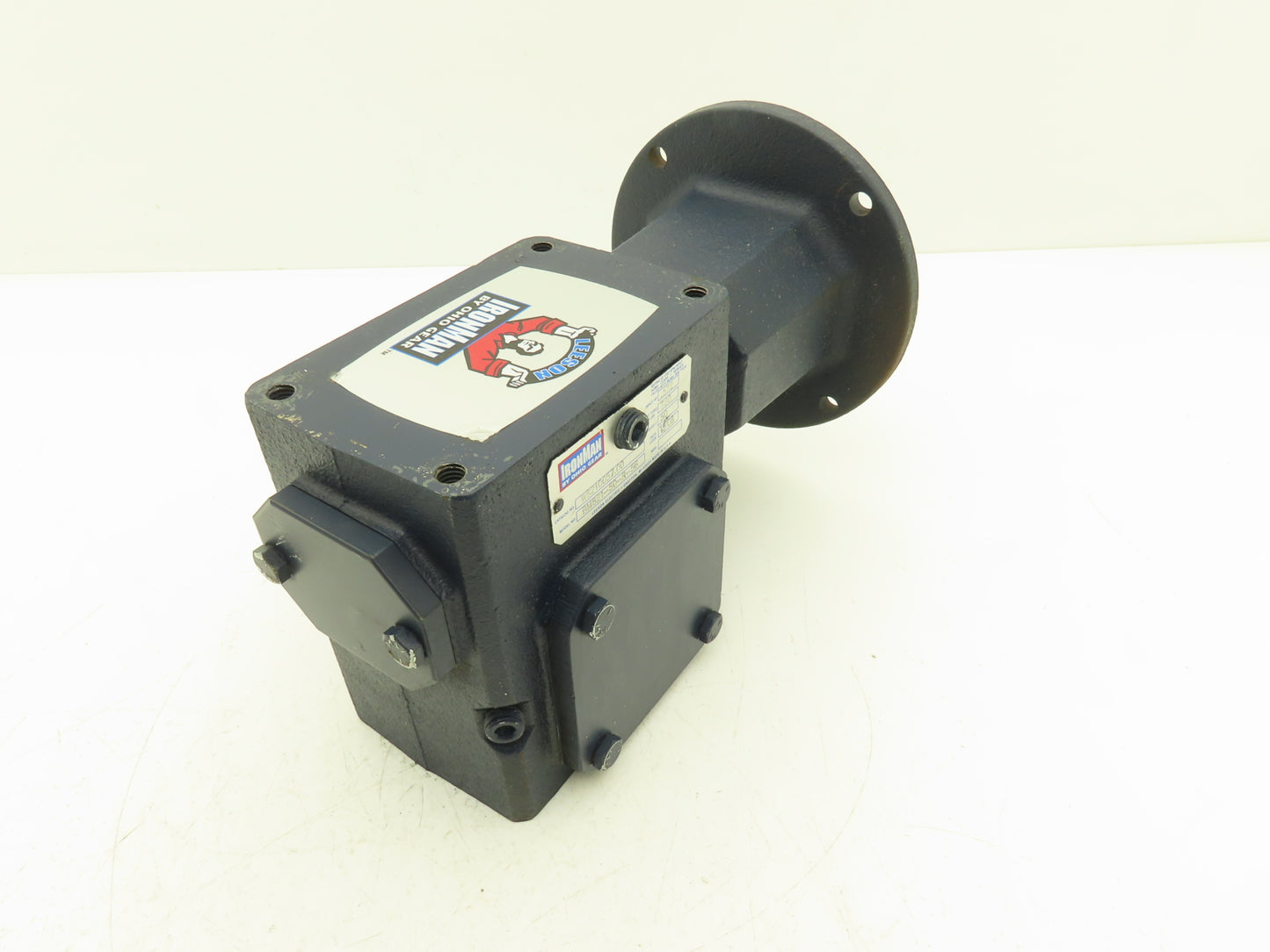 Leeson IronMan BM821-50-R-56 Worm Gearbox 50:1 Reducer 1/2Hp 35rpm 56C RH