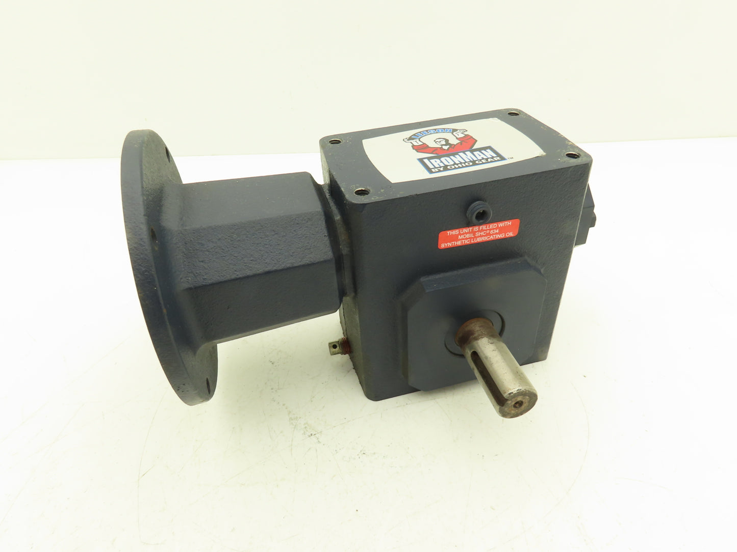 Leeson IronMan BM821-50-R-56 Worm Gearbox 50:1 Reducer 1/2Hp 35rpm 56C RH