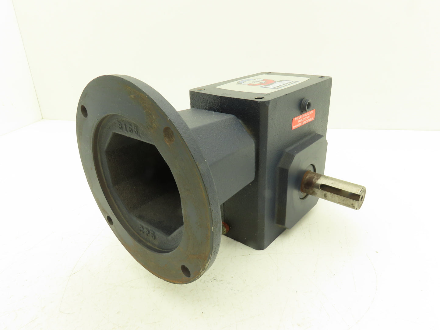 Leeson IronMan BM821-50-R-56 Worm Gearbox 50:1 Reducer 1/2Hp 35rpm 56C RH