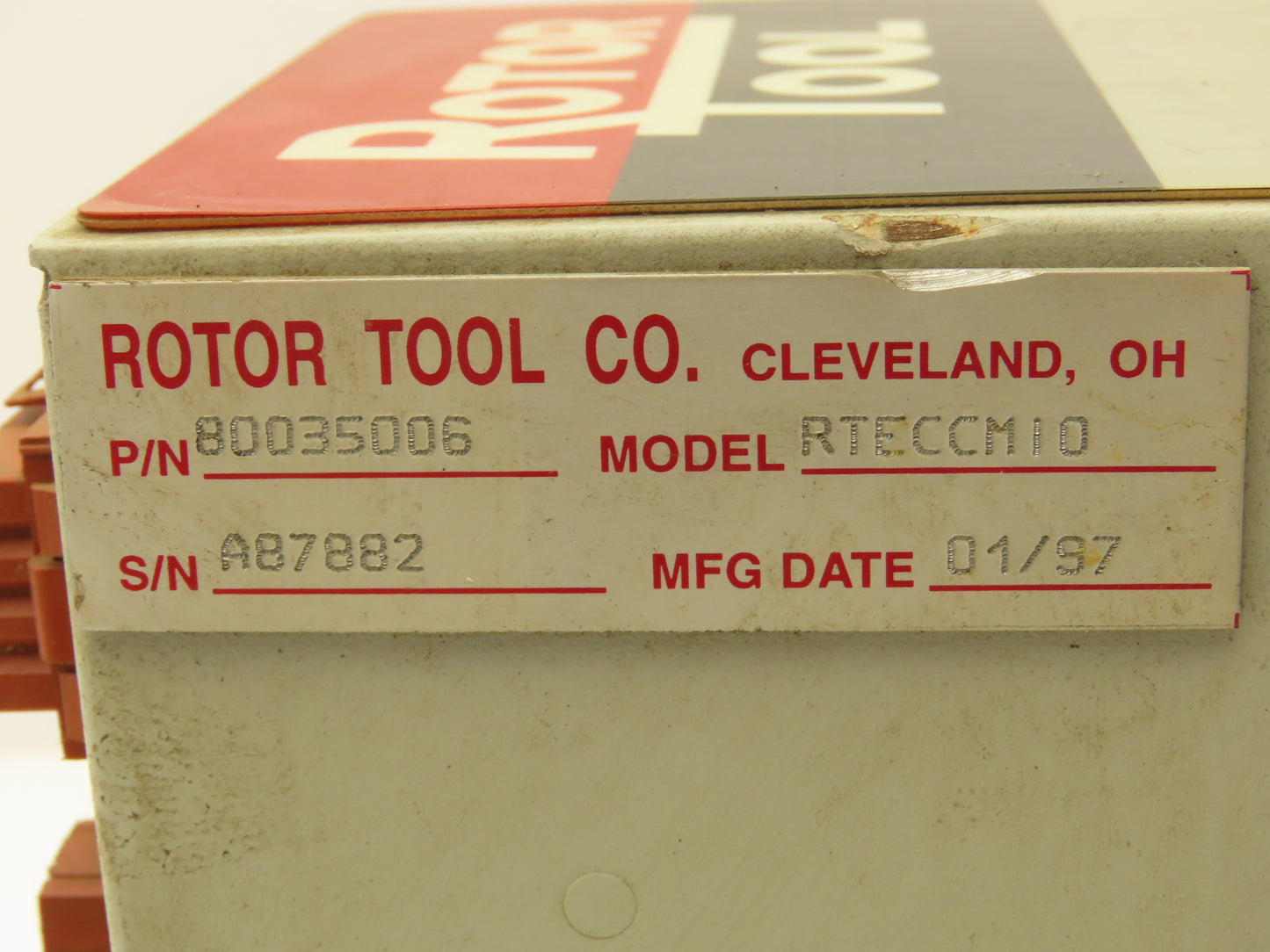 Rotor Tool 80035006 RTECCM10 Electronic Tool Controller 115 Or 230V