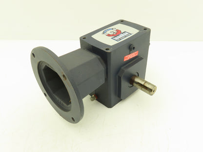 Leeson IronMan BM821-25-R-56 Worm Gearbox 25:1 Reducer 1Hp 70rpm 56C RH