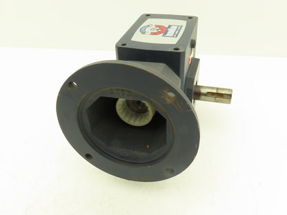 Leeson IronMan BM821-25-R-56 Worm Gearbox 25:1 Reducer 1Hp 70rpm 56C RH