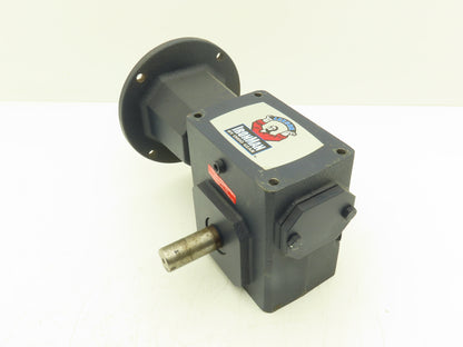 Leeson IronMan BM821-25-R-56 Worm Gearbox 25:1 Reducer 1Hp 70rpm 56C RH