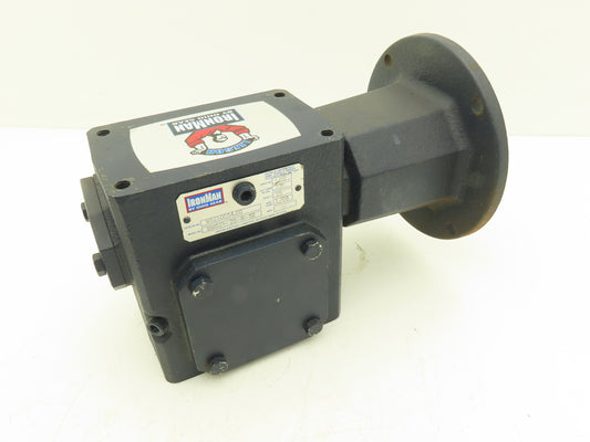 Leeson IronMan BM821-25-R-56 Worm Gearbox 25:1 Reducer 1Hp 70rpm 56C RH