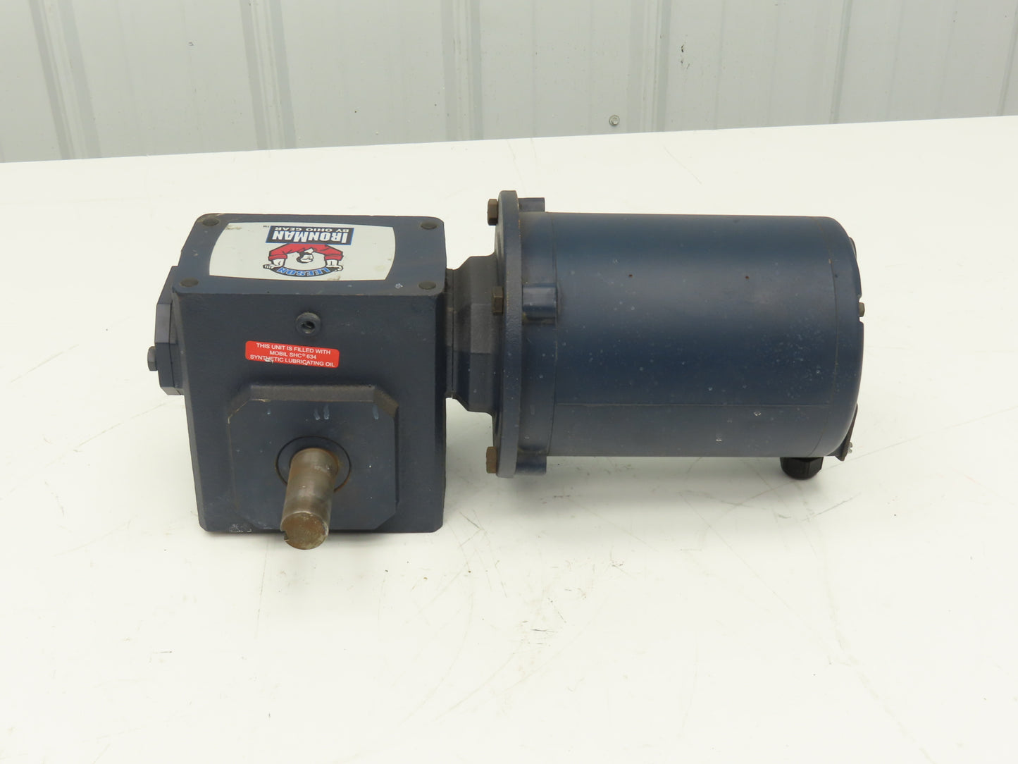 Leeson IronMan BMQ821-20-L-56 Gearmotor 20:1 Reducer .5Hp 86rpm 230/460V 56C LH