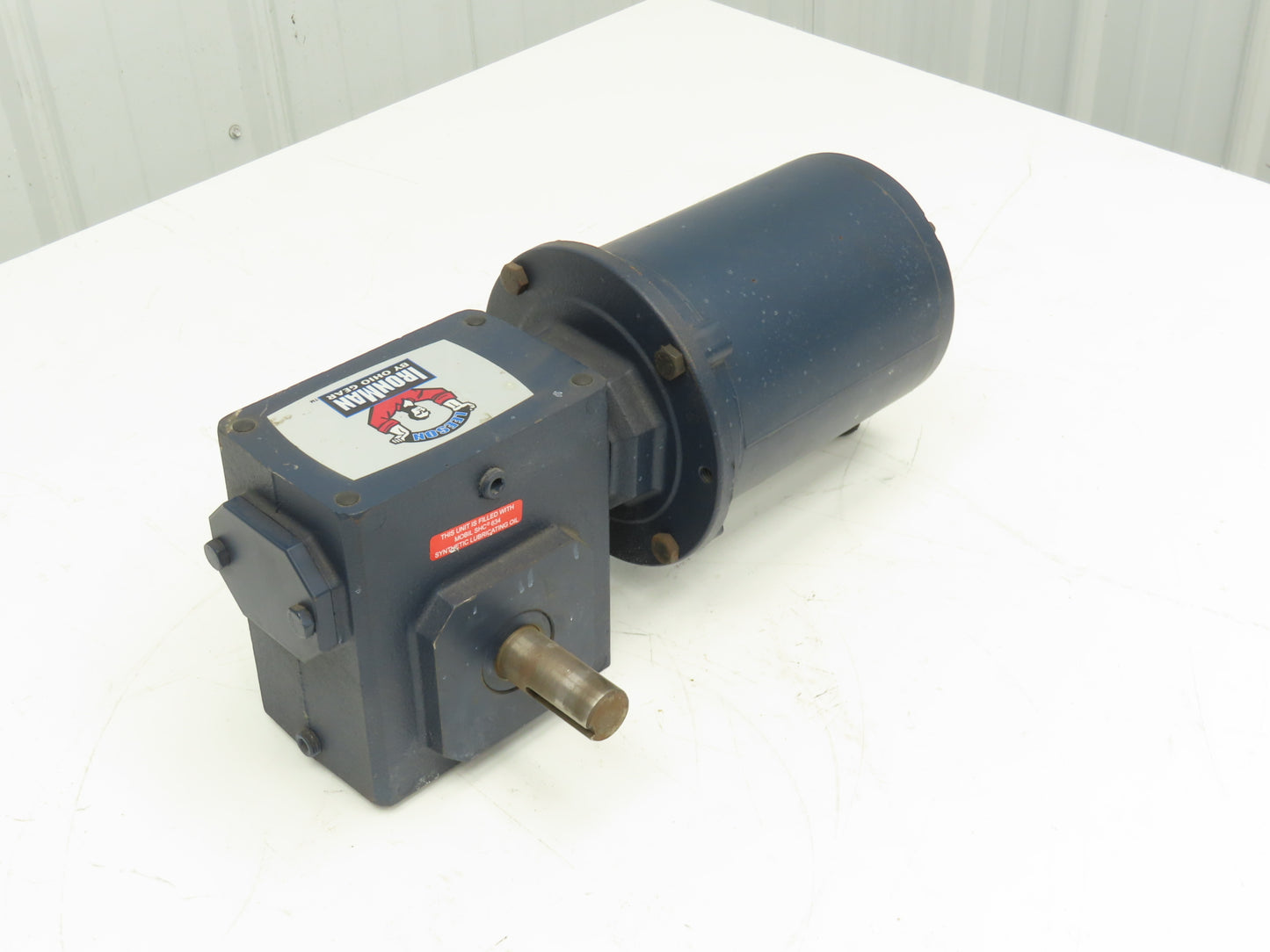 Leeson IronMan BMQ821-20-L-56 Gearmotor 20:1 Reducer .5Hp 86rpm 230/460V 56C LH