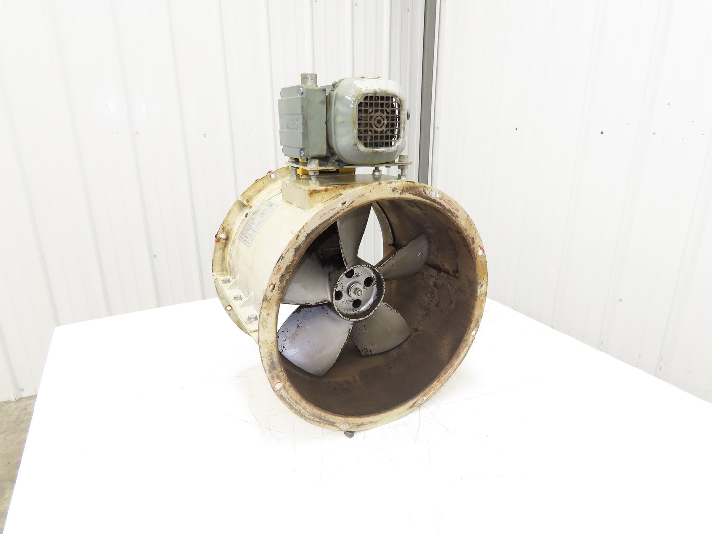 Fulta Electric DBRO4M246 Tube Axial Blower Duct Fan 16" 2300 CFM 0.37kw 220V 3PH