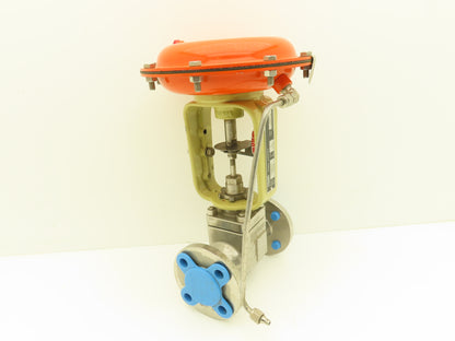 Fisher Baumann 32.24588SVF Pneumatic Diaphragm Actuator 1" Globe Valve 316SS