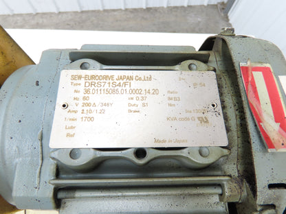 Fulta Electric DBRO4M246 Tube Axial Blower Duct Fan 16" 2300 CFM 0.37kw 220V 3PH