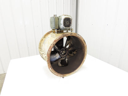 Fulta Electric DBRO4M246 Tube Axial Blower Duct Fan 16" 2300 CFM 0.37kw 220V 3PH