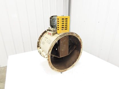 Fulta Electric DBRO4M246 Tube Axial Blower Duct Fan 16" 2300 CFM 0.37kw 220V 3PH