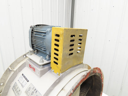 Fulta Electric DBRO5M76 Tube Axial Blower Duct Fan 20" 4237 CFM 0.75kw 220V 3PH