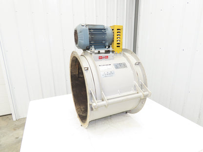 Fulta Electric DBRO5M76 Tube Axial Blower Duct Fan 20" 4237 CFM 0.75kw 220V 3PH