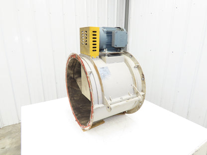 Fulta Electric DBRO5M76 Tube Axial Blower Duct Fan 20" 4237 CFM 0.75kw 220V 3PH