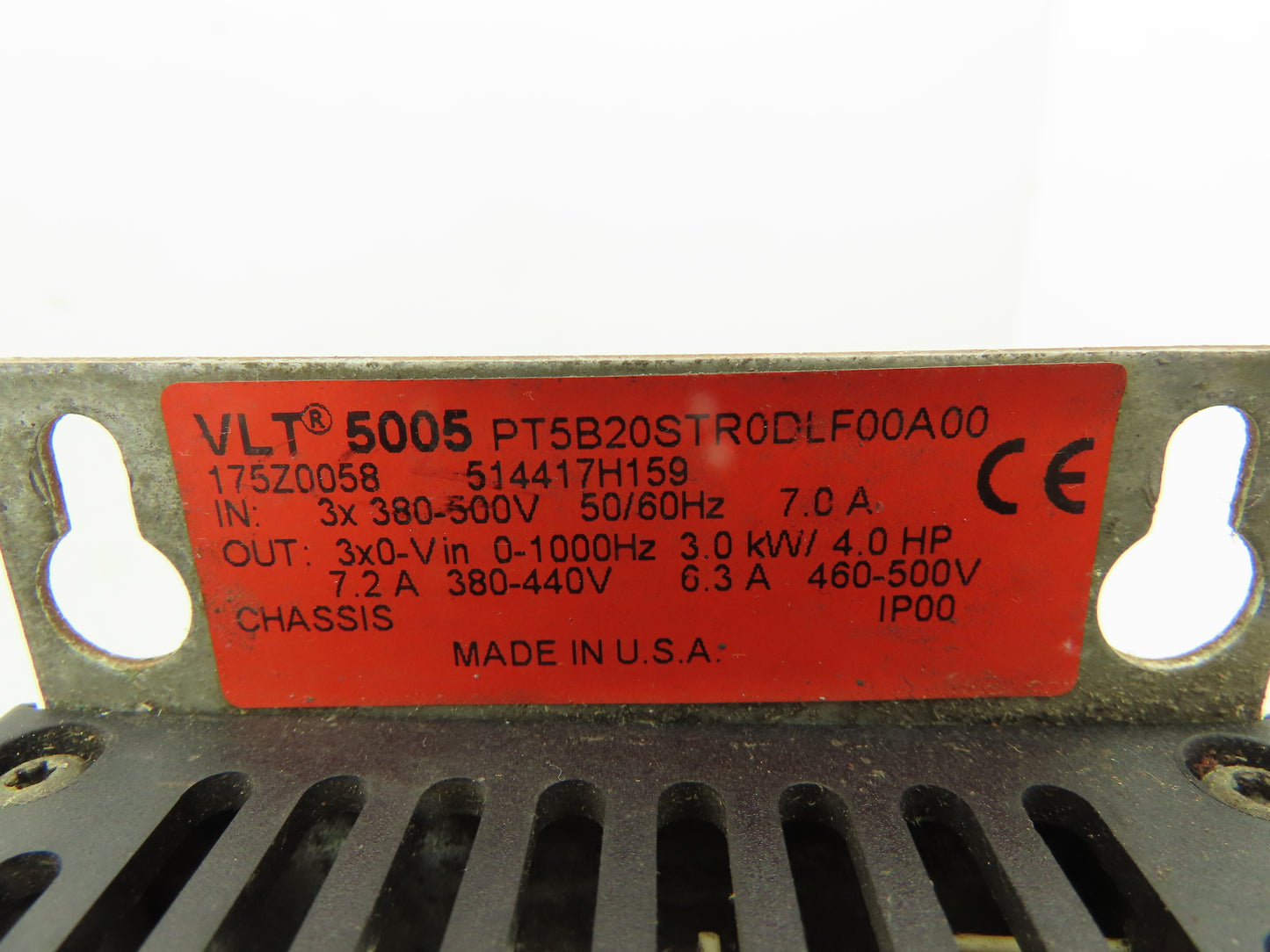 Danfoss VLT 5005 Variable Speed AC Drive 4Hp 380-440v 460-500V 3PH 0-1000Hz