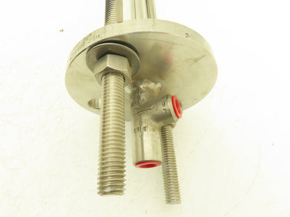 PSE Series 120 PAR 70 Stainless Steel Hot Tap Flow Sensor Flange Tie Rod 3/4"NPT
