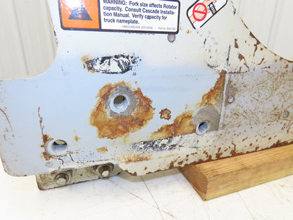 Cascade 45G-PRB-10 Fork Rotator Attachment 4500lbs Class 2 Forklift 360° Turn