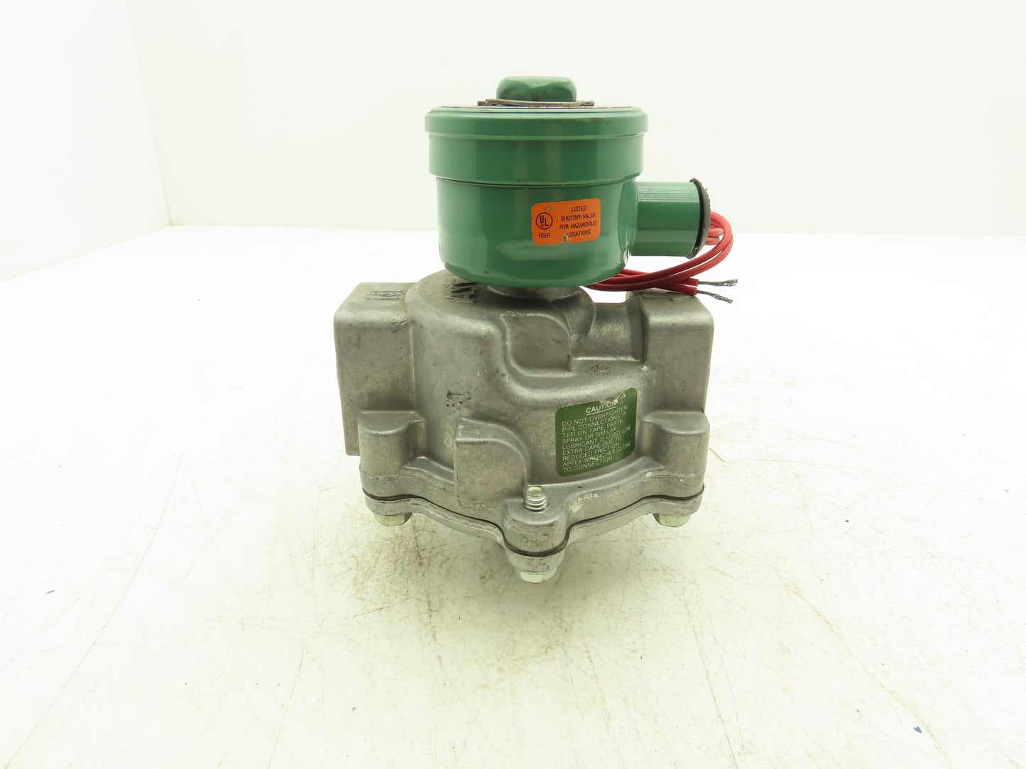 Asco EF8215C53 Pneumatic Aluminum Body 2-Way Solenoid Valve 1" NPT 120V 25PSIG