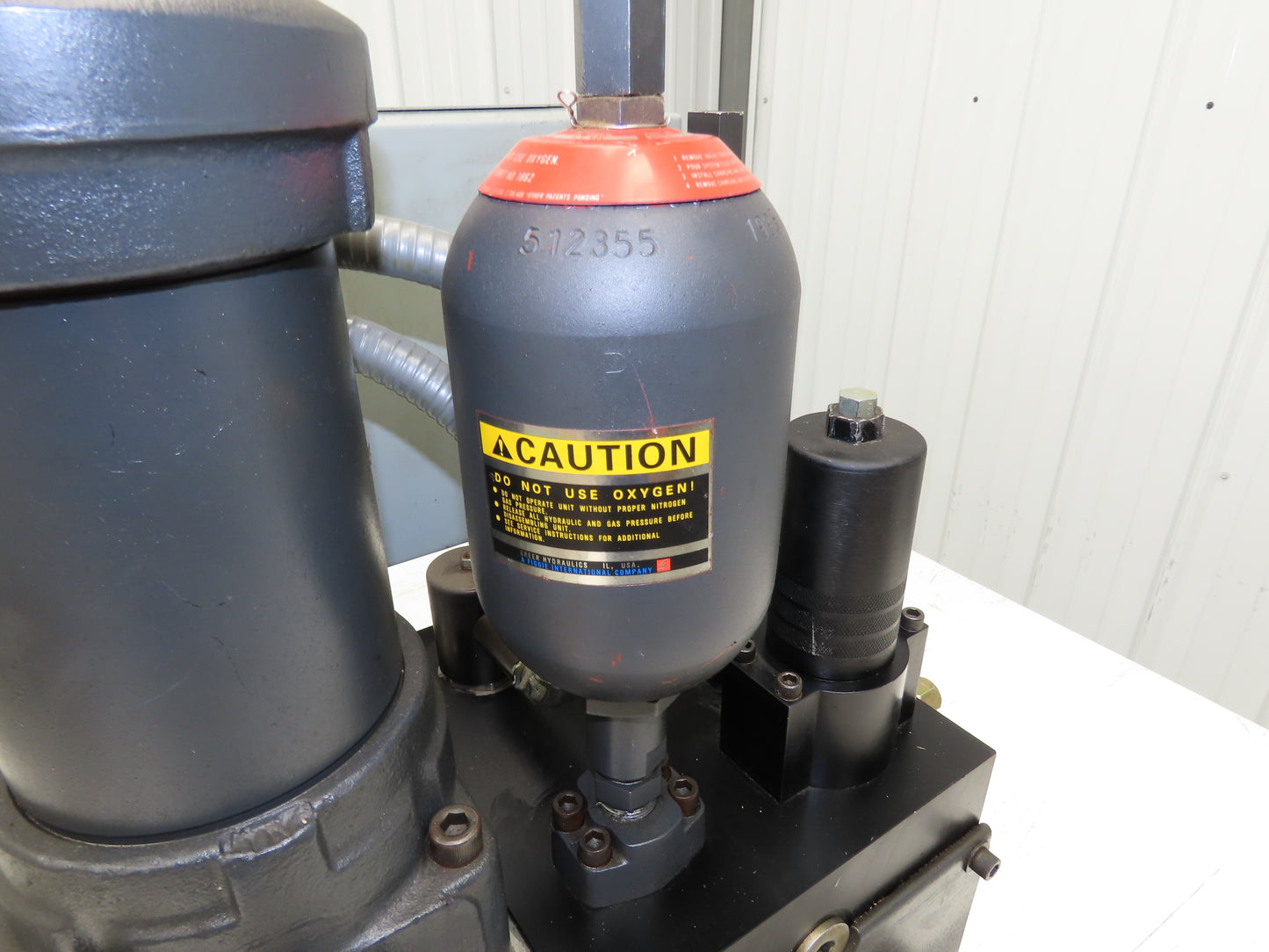 Hydraulic Press Power Unit Control Manifold Accumulator & Filters 3000psi 115V