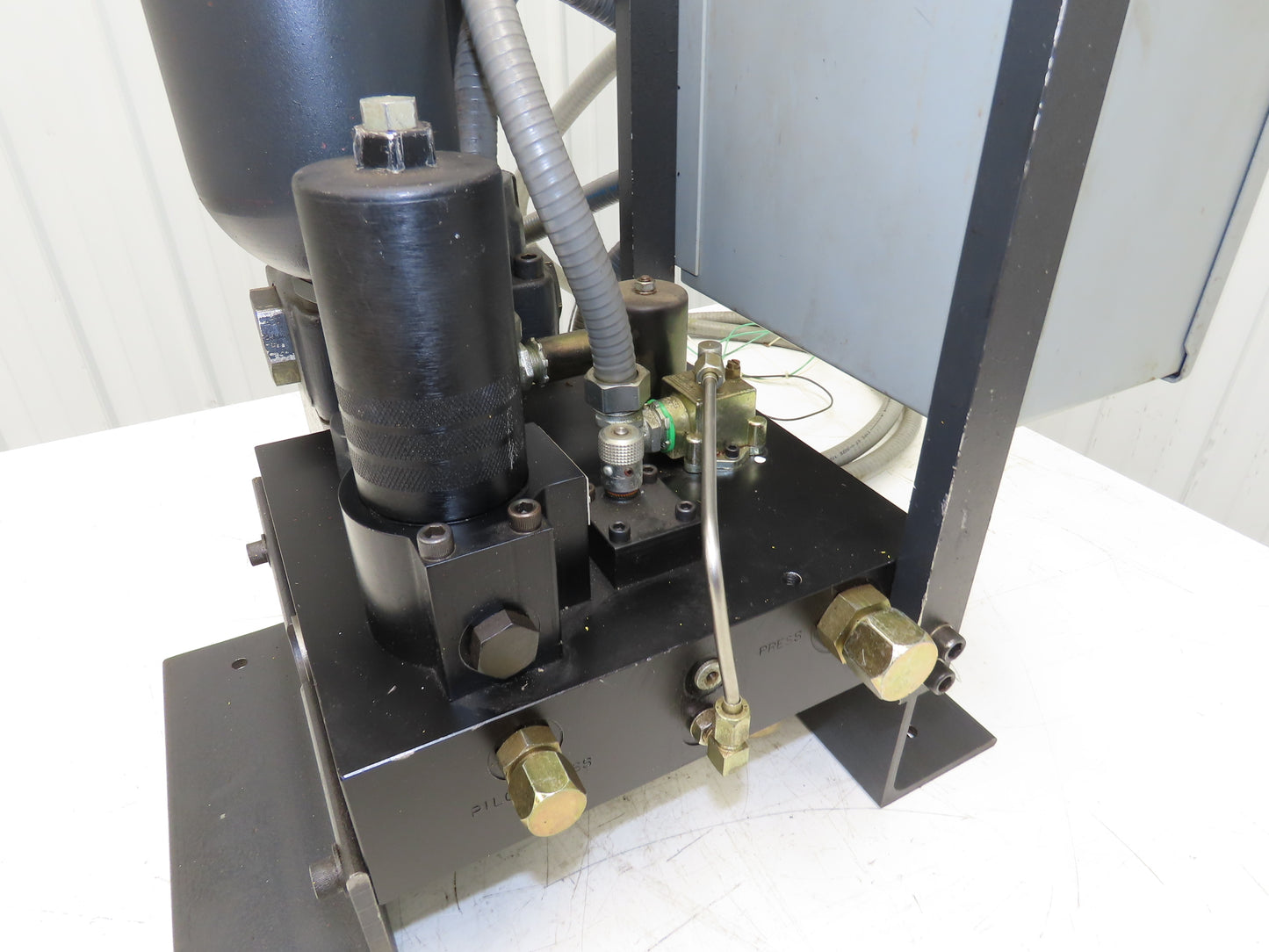 Hydraulic Press Power Unit Control Manifold Accumulator & Filters 3000psi 115V