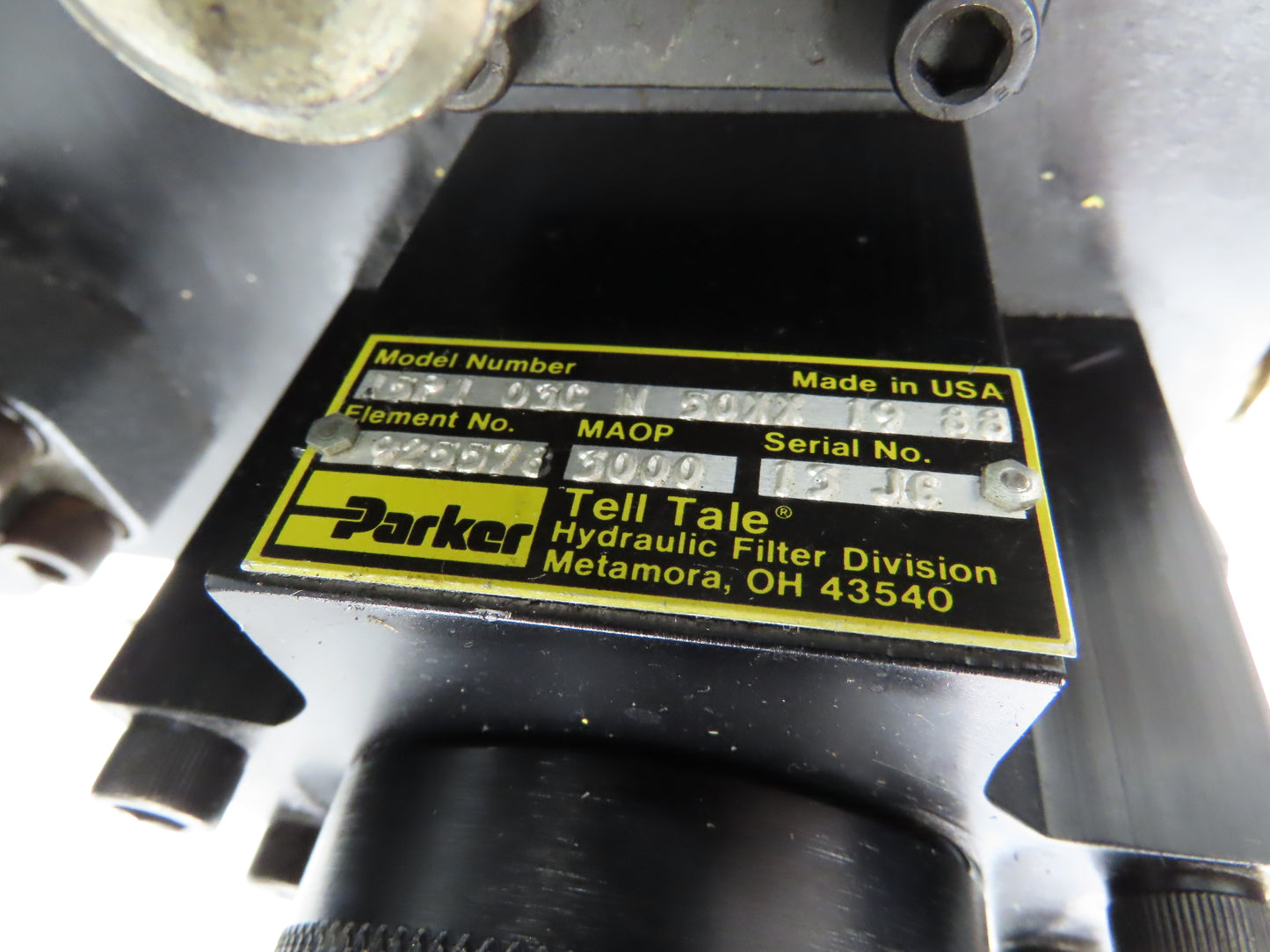 Hydraulic Press Power Unit Control Manifold Accumulator & Filters 3000psi 115V