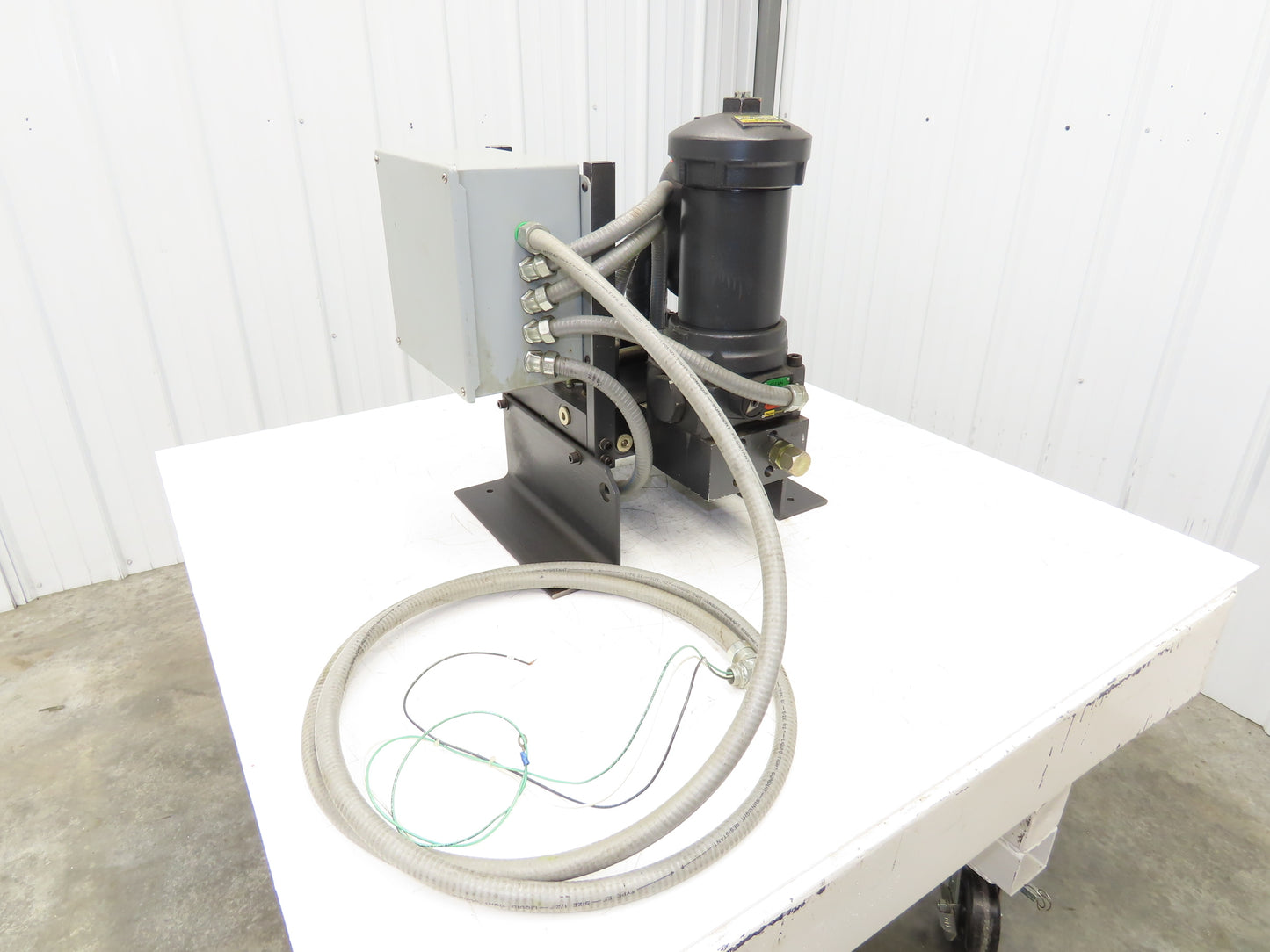 Hydraulic Press Power Unit Control Manifold Accumulator & Filters 3000psi 115V