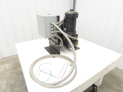 Hydraulic Press Power Unit Control Manifold Accumulator & Filters 3000psi 115V