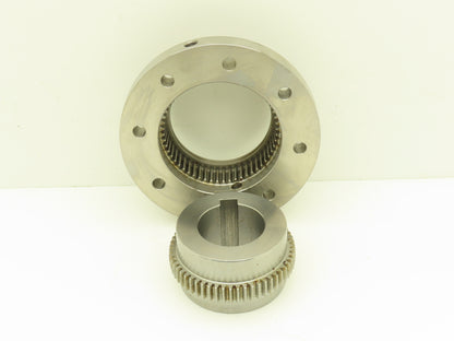 Amerigear Series 200 FS Flexible Gear Coupling Hub & Sleeve 1-7/8"Bore 6" Flange