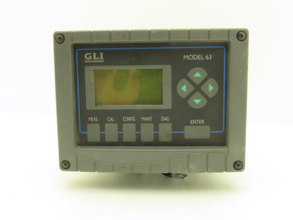 GLI P63B1N1A1B1NNN Model 63 PH Conductivity Analyzer Control Meter