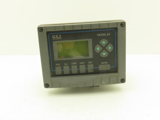 GLI P63B1N1A1B1NNN Model 63 PH Conductivity Analyzer Control Meter