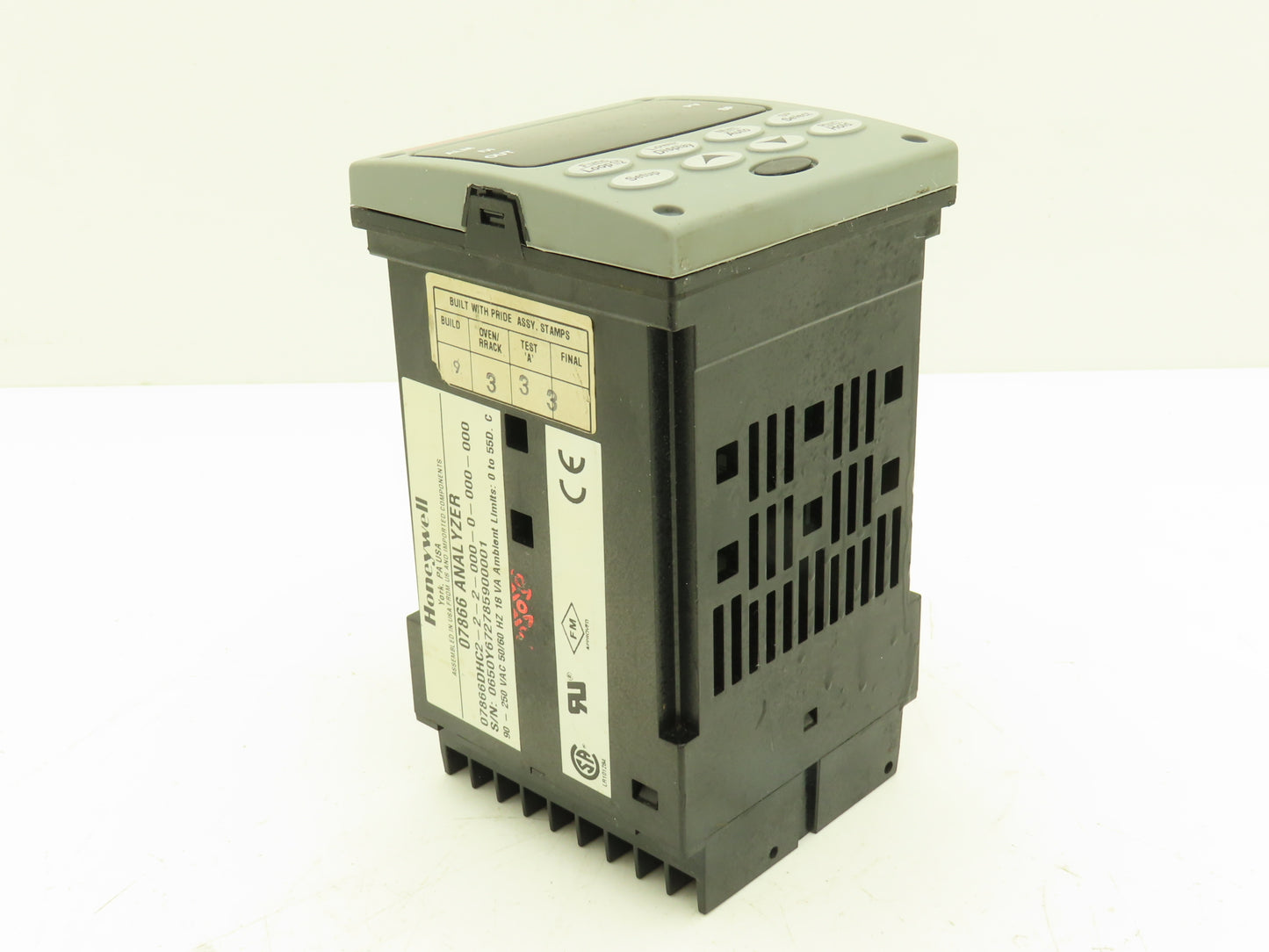 Honeywell 07866DHC2 Digital Analyzer Controller 07866DHC2-2-2-000-0-000-000