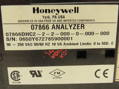 Honeywell 07866DHC2 Digital Analyzer Controller 07866DHC2-2-2-000-0-000-000
