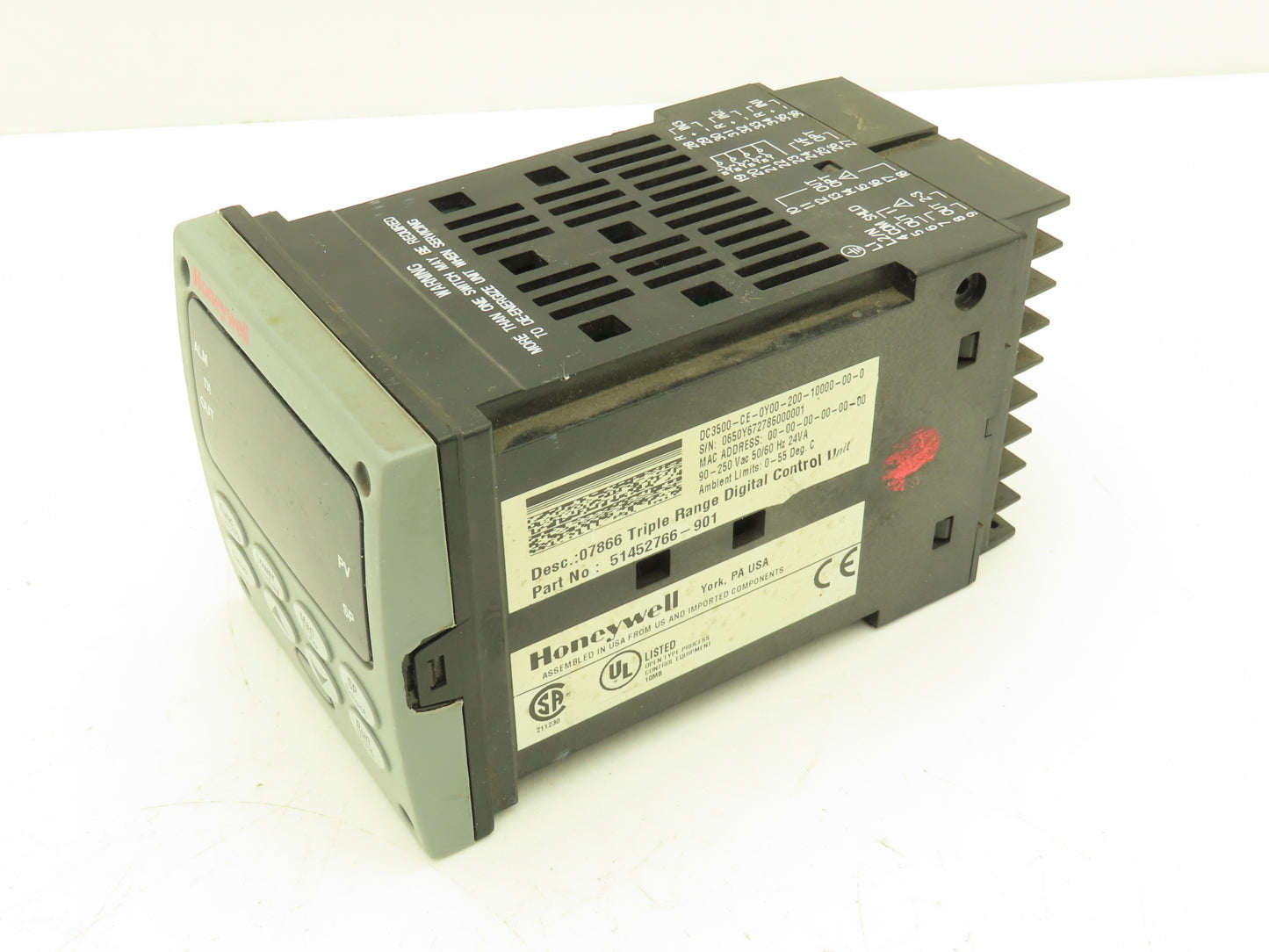 Honeywell 07866DHC2 Digital Analyzer Controller 07866DHC2-2-2-000-0-000-000