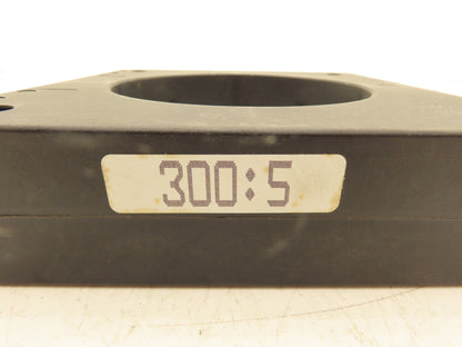 Square D 120R-301 Current Transformer 300:5 Ratio 25-400Hz BIL 10Kv 600V 5.75"ID