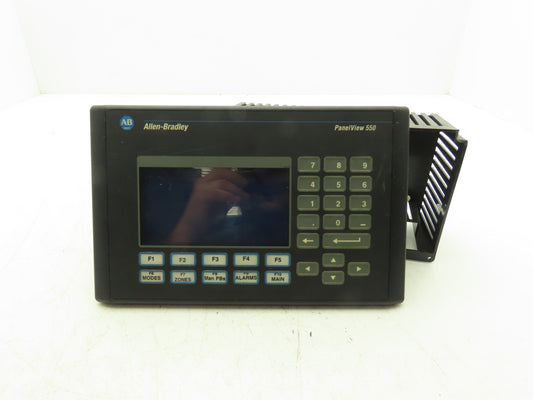 Allen Bradley Panelview 550 Operator Interface Panel Ser F Rev H  100-240VAC