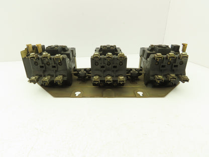 Allen Bradley 1000-NX103 3 Pole Reversing Motor Starter W 120V Coils 71A86 Ser C