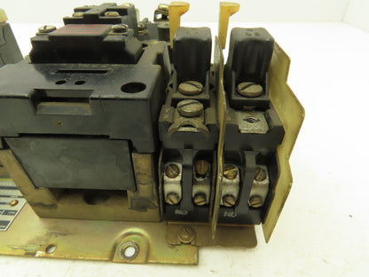 Allen Bradley 1000-NX103 3 Pole Reversing Motor Starter W 120V Coils 71A86 Ser C