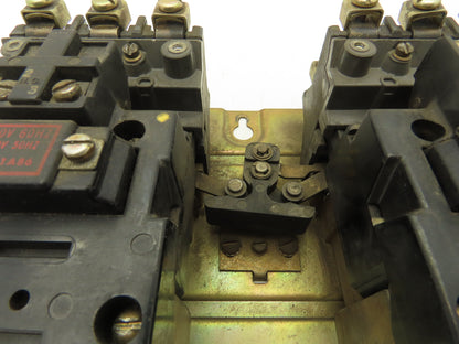 Allen Bradley 1000-NX103 3 Pole Reversing Motor Starter W 120V Coils 71A86 Ser C