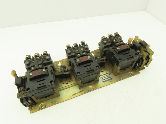 Allen Bradley 1000-NX103 3 Pole Reversing Motor Starter W 120V Coils 71A86 Ser C