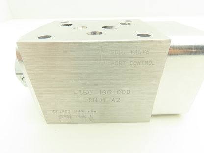 Sun Hydraulics Aluminum Sandwich Manifold w/Counterbalance Valves 0HJ4-A2