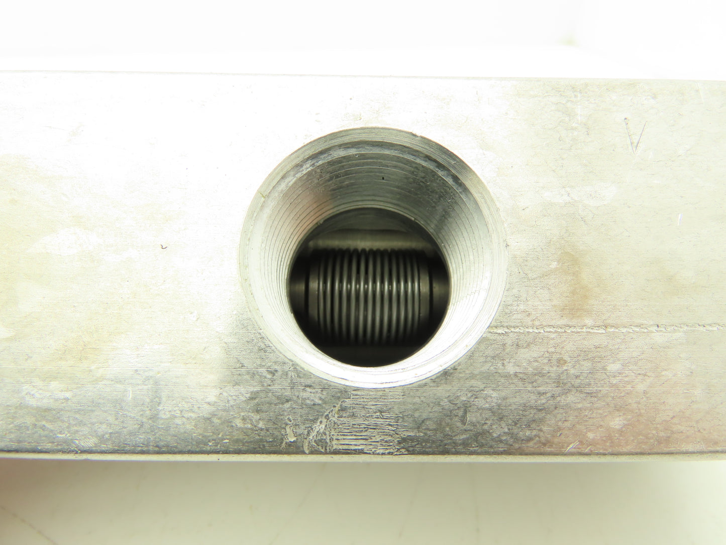 Fluid Controls 2V14-8-6-40SV Aluminum Hydraulic Cartridge Valve Manifold Block