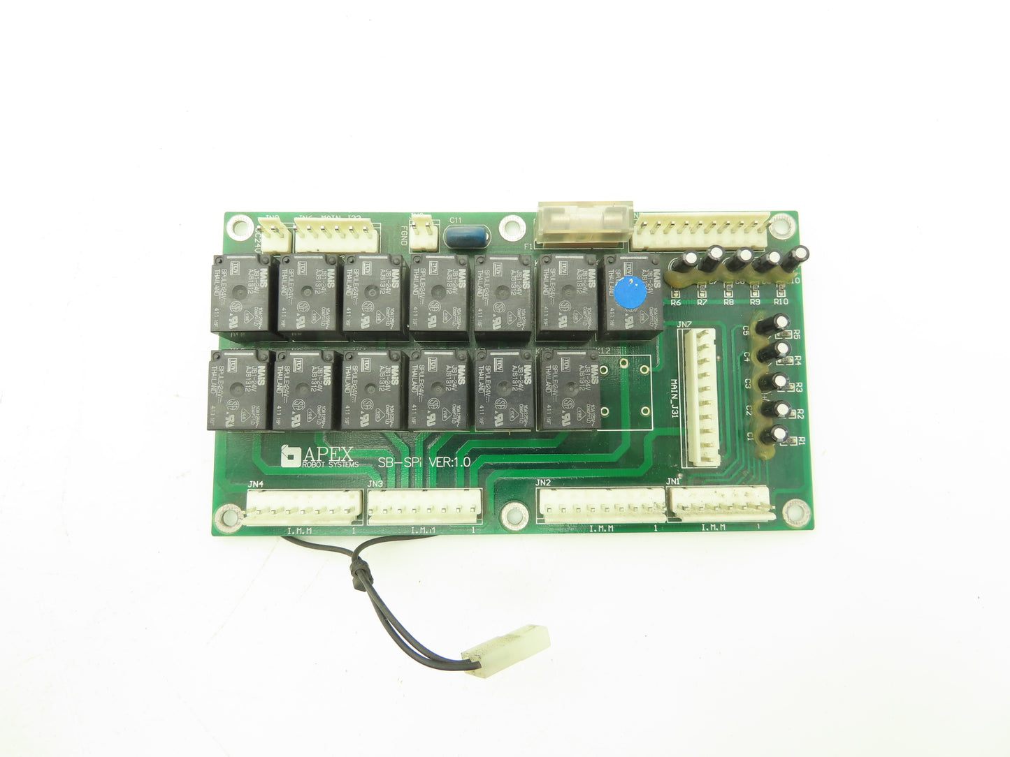 Apex Robot Systems SB-SPI Printed Circuit Board PCB Relay Interface VER:1.0