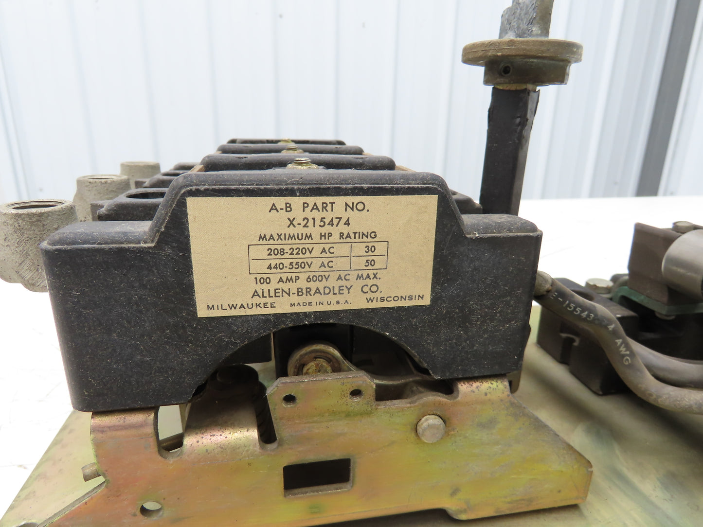 Allen Bradley 712-DCA26 Combination Motor Starter Fused 50HP 600V 3Ph Size 3