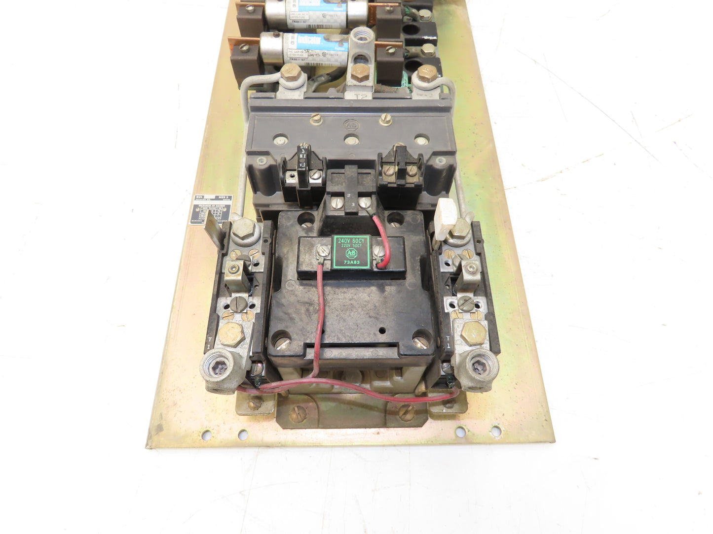Allen Bradley 712-DCA26 Combination Motor Starter Fused 50HP 600V 3Ph Size 3