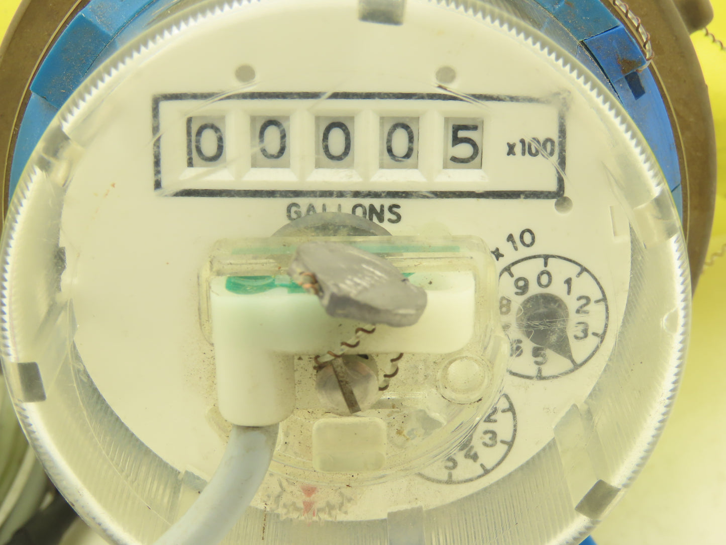 LMI Milton Roy Type 433 Gallon Flow Meter 6m³/h 16bar 1-1/4"NPT
