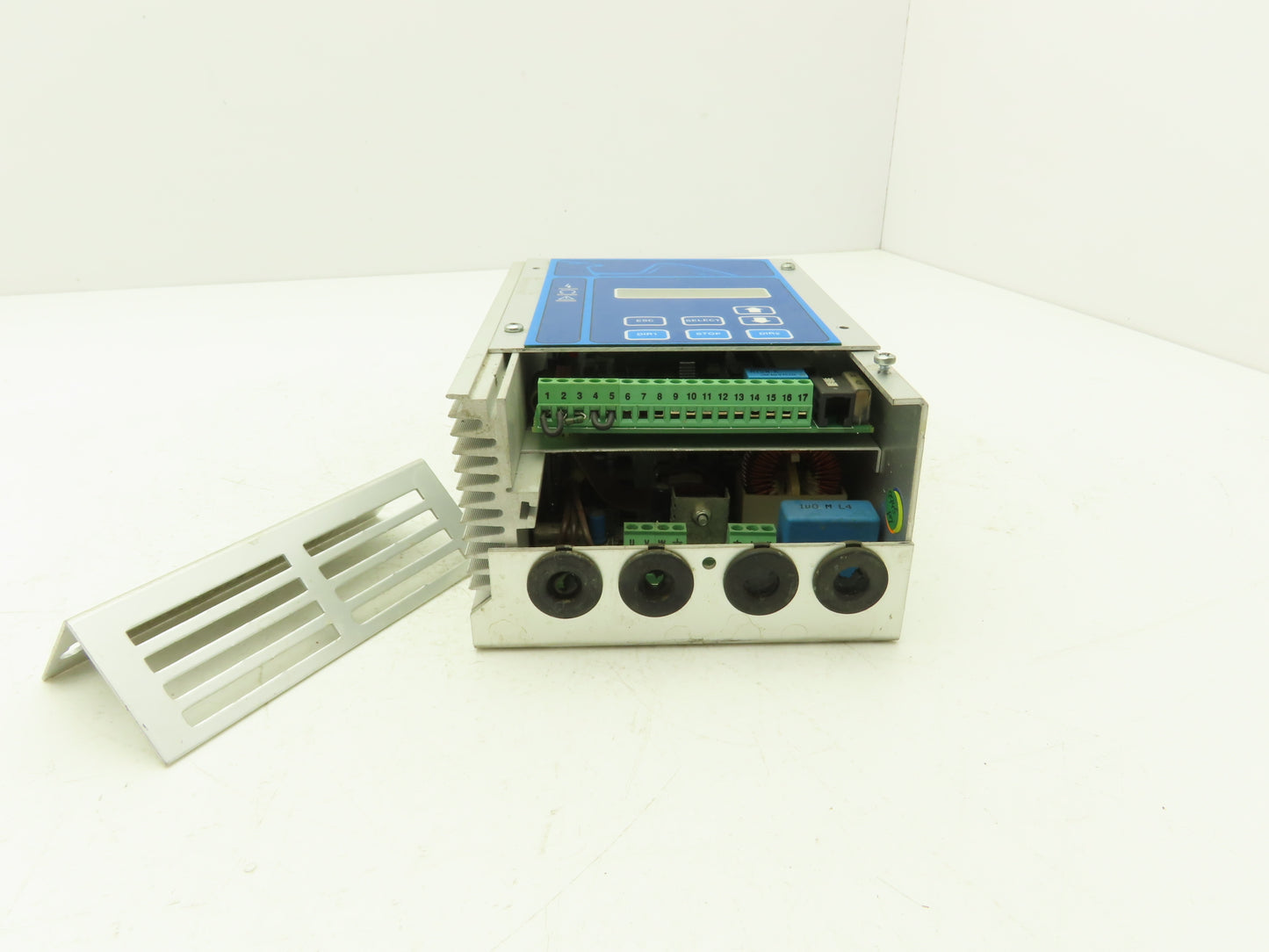 Emotron SLM375-1 VFD Frequency Inverter Drive Input 1Ph 230VAC Output 2.3A
