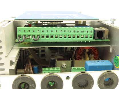 Emotron SLM375-1 VFD Frequency Inverter Drive Input 1Ph 230VAC Output 2.3A