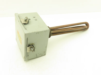 Indeeco TSP01979 HE0032A Immersion Heater 3000W 480V 3PH 2"NPT Screw Plug 11"L