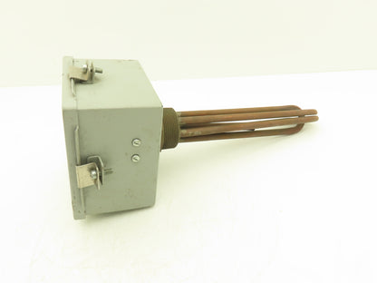 Indeeco TSP01979 HE0032A Immersion Heater 3000W 480V 3PH 2"NPT Screw Plug 11"L