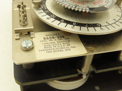 AMF Paragon Electric 8608-20B Time Defrost Control 36-110 PSI